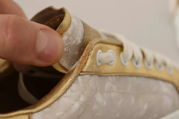 White Portofino Mother Of Pearl Sneakers Casual Women's Shoes (Pre-Owned) - Image 4