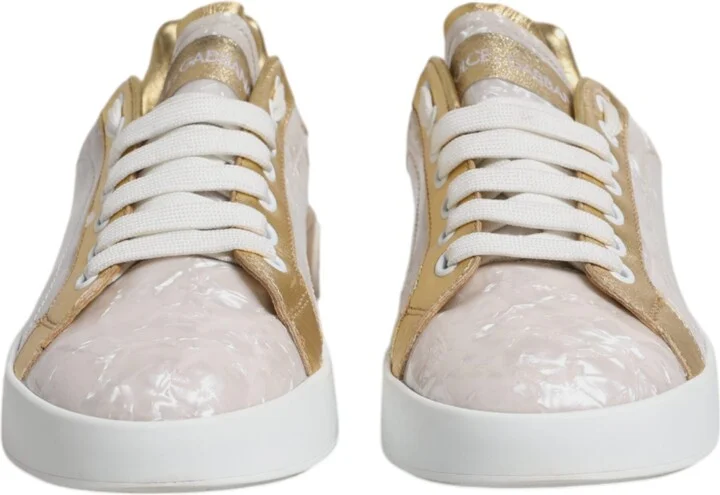 White Portofino Mother Of Pearl Sneakers Casual Women's Shoes (Pre-Owned) - Image 2