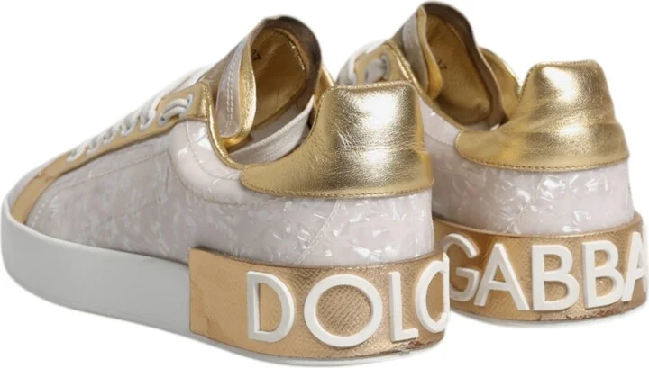 White Portofino Mother Of Pearl Sneakers Casual Women's Shoes (Pre-Owned) - Image 5