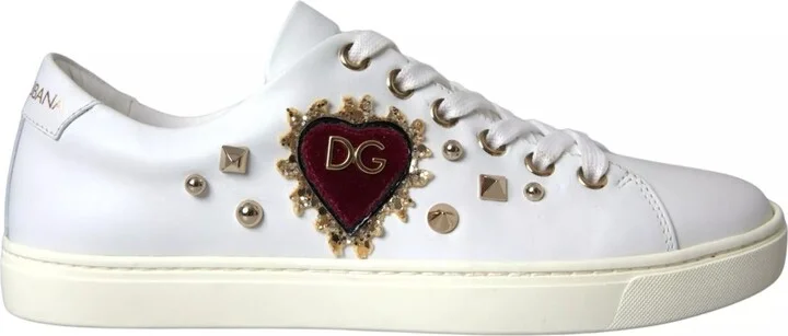 White Portofino Sacred Heart Sneakers Women Women's Shoes