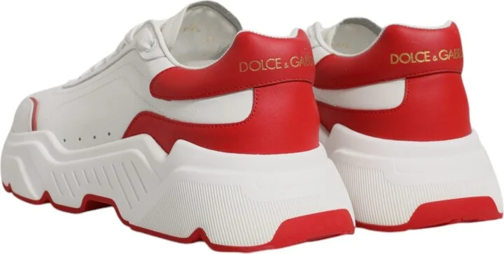 White Red Leather Daymaster Men Sneakers Men's Shoes - Image 5