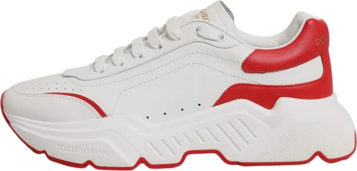 White Red Leather Daymaster Men Sneakers Men's Shoes - Image 6