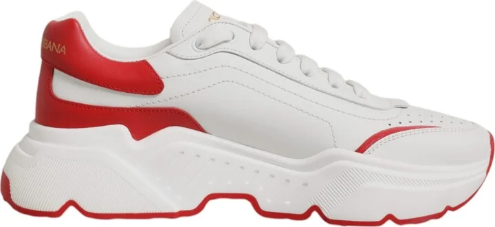 White Red Leather Daymaster Men Sneakers Men's Shoes