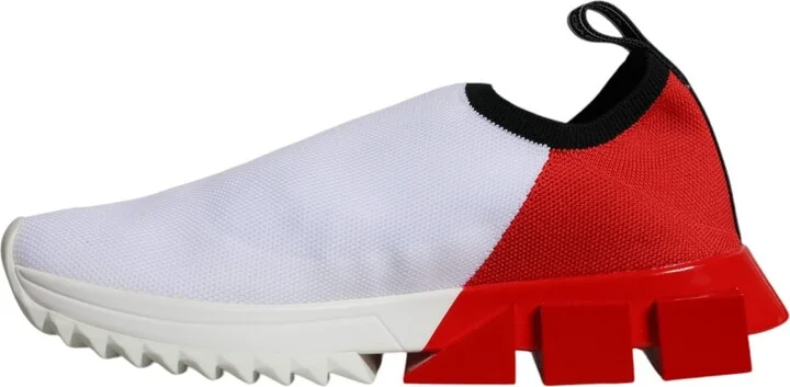 White Red Low Top Sorrento Men Sneakers Women's Shoes (Pre-Owned) - Image 5