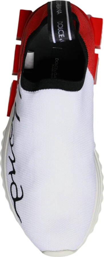 White Red Low Top Sorrento Men Sneakers Women's Shoes (Pre-Owned) - Image 6