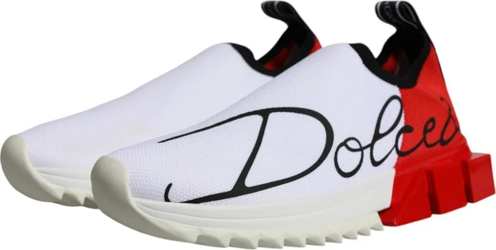 White Red Low Top Sorrento Men Sneakers Women's Shoes (Pre-Owned) - Image 3