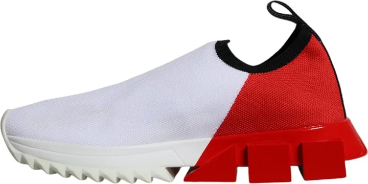 White Red Low Top Sorrento Men Sneakers Women's Shoes (Pre-Owned) - Image 5