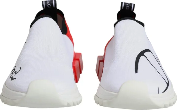 White Red Low Top Sorrento Men Sneakers Women's Shoes (Pre-Owned) - Image 2