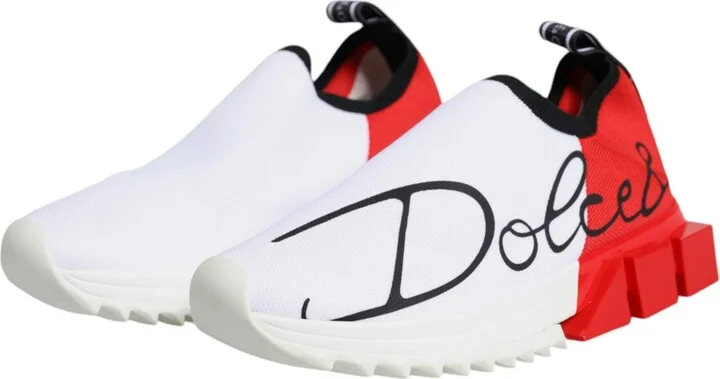White Red Low Top Sorrento Men Sneakers Women's Shoes (Pre-Owned) - Image 4