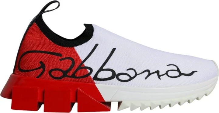 White Red Low Top Sorrento Men Sneakers Women's Shoes (Pre-Owned)