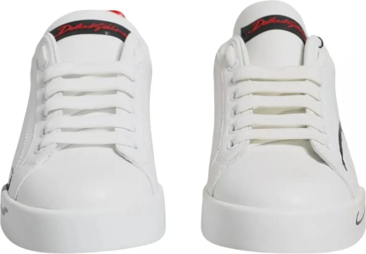 White Red Portofino Low Top Sneakers Men's Shoes (Pre-Owned) - Image 5