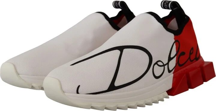 White Red Sorrento Sandals Men's Sneakers - Image 3