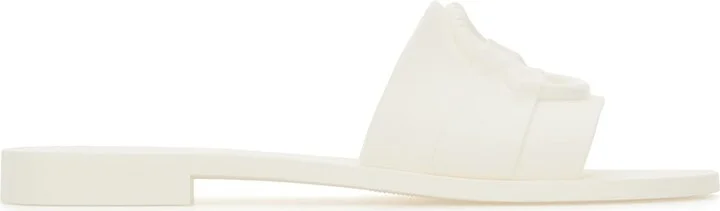 White Rubber Slippers