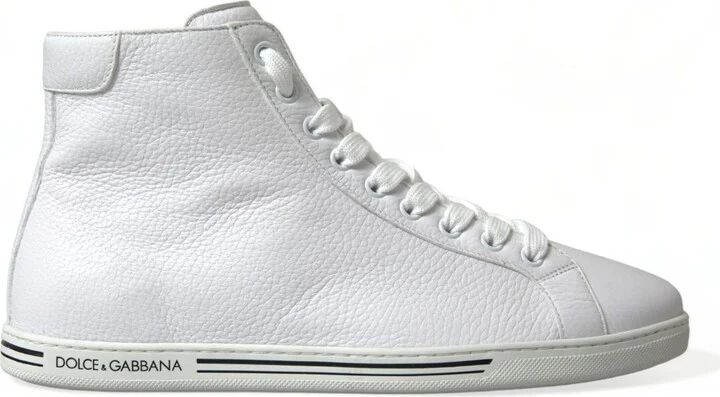 White Saint Tropez High Top Men Sneakers Men's Shoes