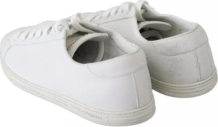 White Saint Tropez Lace Up Men Sneakers Men Men's Shoes (Pre-Owned) - Image 3
