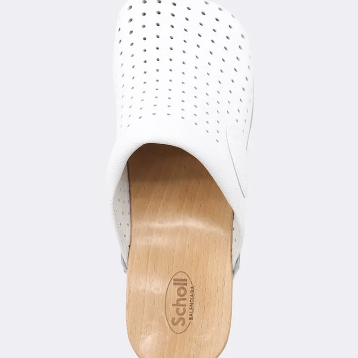 White Scholl Collab Sandals - Image 4