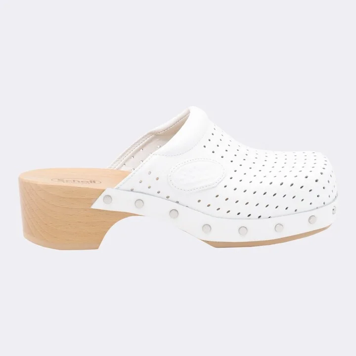 White Scholl Collab Sandals