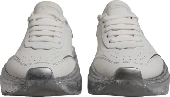 White Silver Daymaster Low Top Sneaker Women's Shoes (Pre-Owned) - Image 2