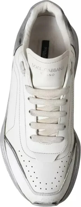 White Silver Daymaster Low Top Sneakers Men's Shoes (Pre-Owned) - Image 2