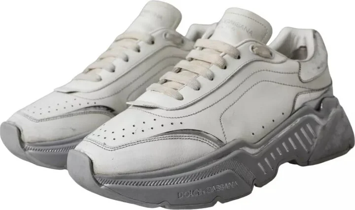 White Silver Daymaster Low Top Sneakers Men's Shoes (Pre-Owned) - Image 4