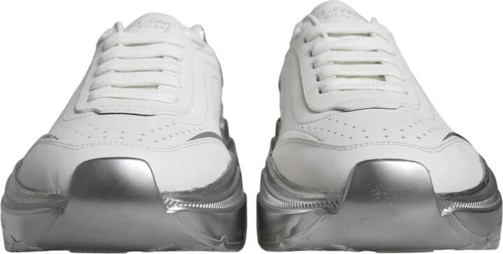 White Silver Daymaster Low Top Sneakers Men's Shoes (Pre-Owned) - Image 2