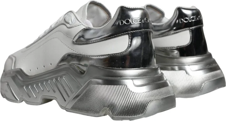 White Silver Daymaster Low Top Sneakers Men's Shoes (Pre-Owned) - Image 4