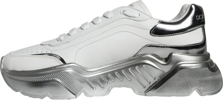 White Silver Daymaster Low Top Sneakers Men's Shoes (Pre-Owned) - Image 5
