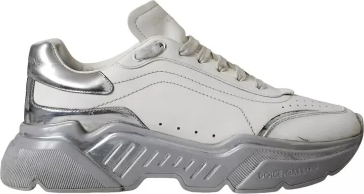 White Silver Daymaster Low Top Sneakers Men's Shoes (Pre-Owned)