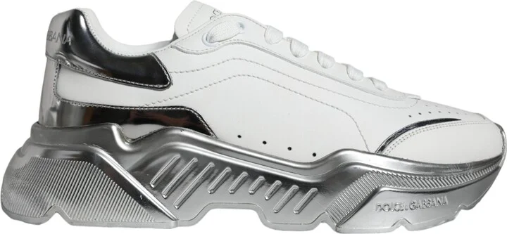 White Silver Daymaster Low Top Sneakers Men's Shoes (Pre-Owned)