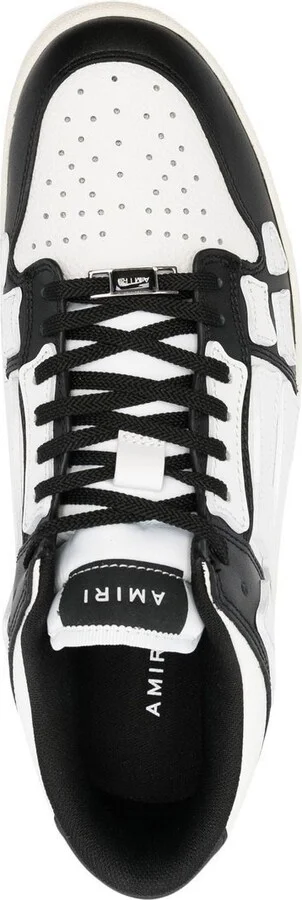 White Skel Top Panelled Sneakers - Image 4