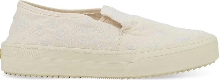 White Slip On Sneakers