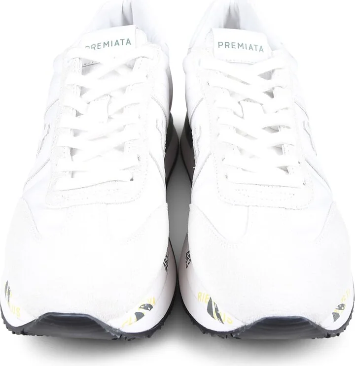 White Sneakers For Woman With Logo - Image 2
