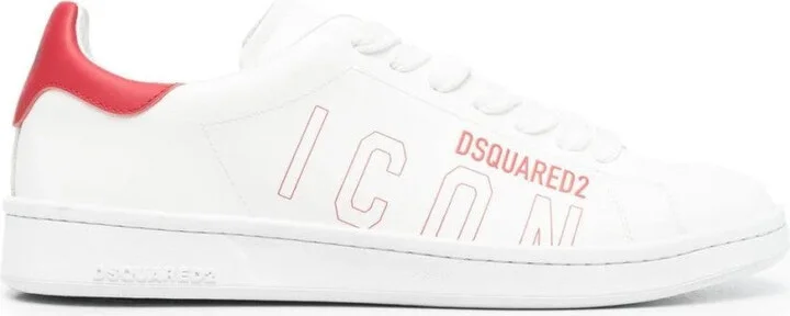 White Sneakers With Calf Leather