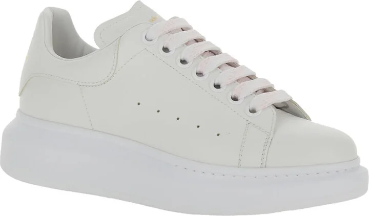 White Sneakers With Logo On The Tongue And Logo Lettering On The Rear In Leather Woman - Image 2