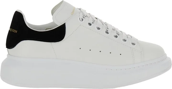 White Sneakers With Logo On The Tongue And Logo Lettering On The Rear In Leather Woman