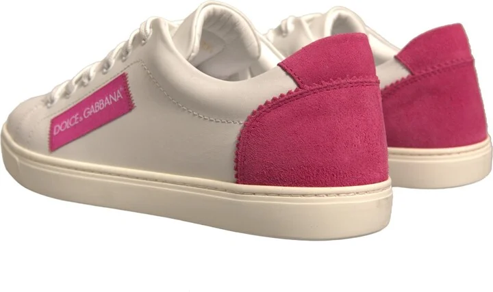 White Suede Leather Low Top Sneakers Women's Shoes - Image 6