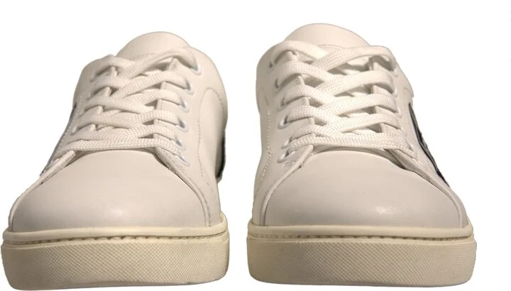 White Suede Leather Low Top Sneakers Women's Shoes (Pre-Owned) - Image 2