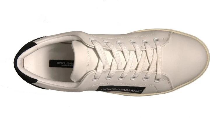 White Suede Leather Low Top Sneakers Women's Shoes (Pre-Owned) - Image 3