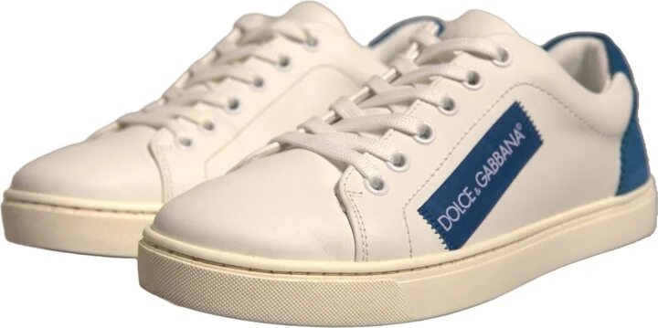 White Suede Leather Low Top Sneakers Women's Shoes (Pre-Owned) - Image 3
