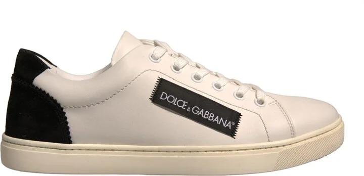 White Suede Leather Low Top Sneakers Women's Shoes (Pre-Owned)