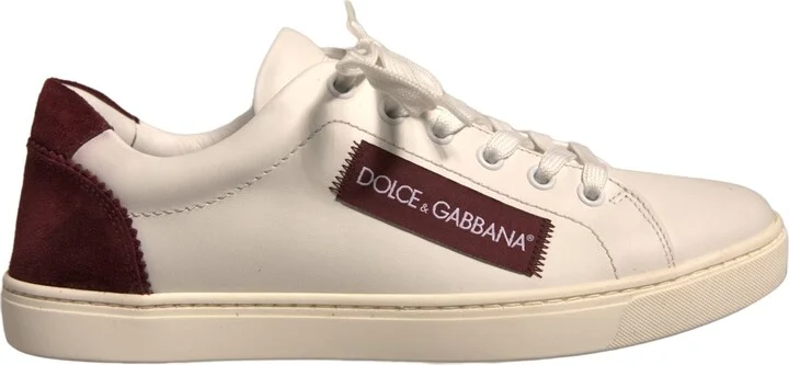 White Suede Leather Low Top Sneakers Women's Shoes (Pre-Owned)