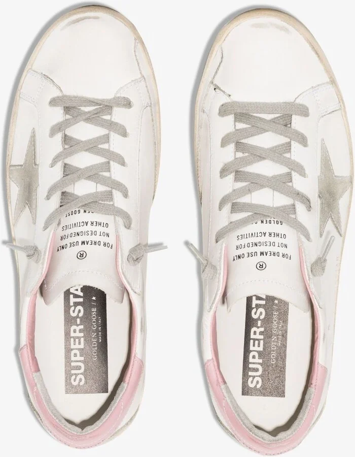 White Super-Star Leather Sneakers - Image 2