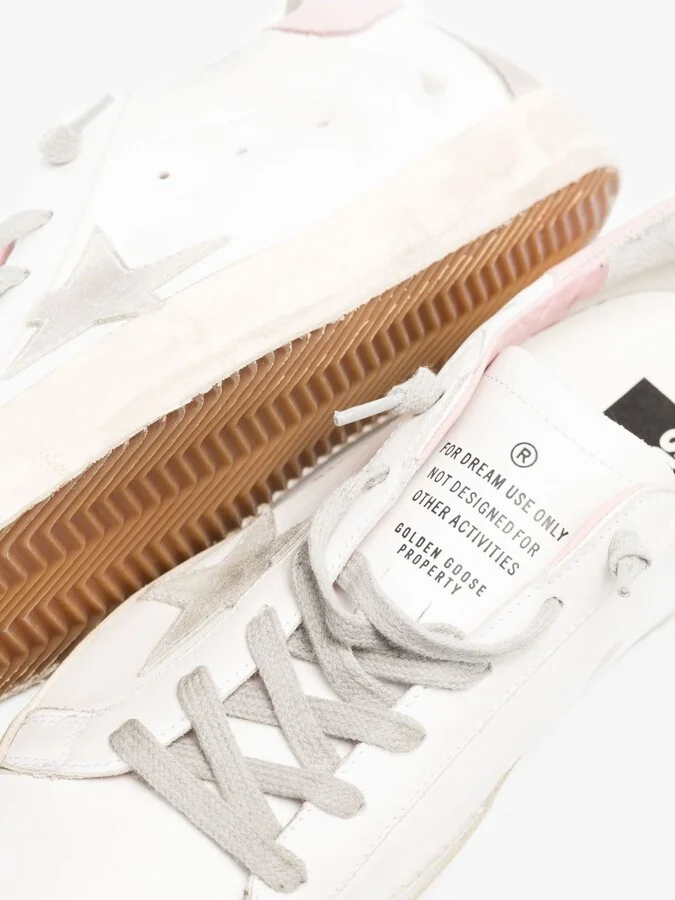 White Super-Star Leather Sneakers - Image 4