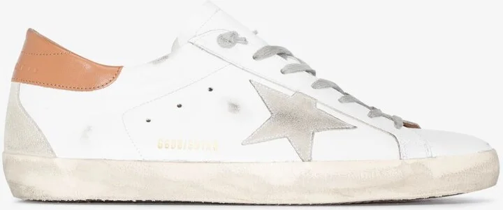 White Super-Star Leather Sneakers