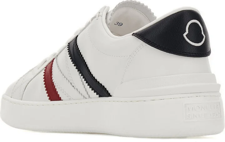 White Synthetic Leather Monaco M Sneakers - Image 3