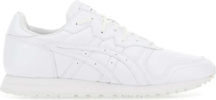 White Synthetic Leather Oc Runner Sneakers