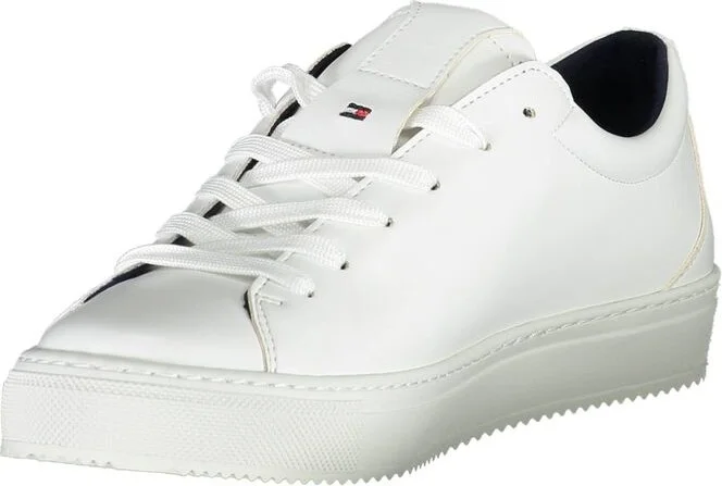White Synthetic Women's Sneaker - Image 3