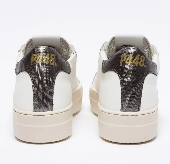 White Thea Chalk Sneaker - Image 4