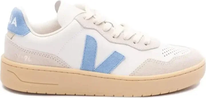 White V-90 Sneakers