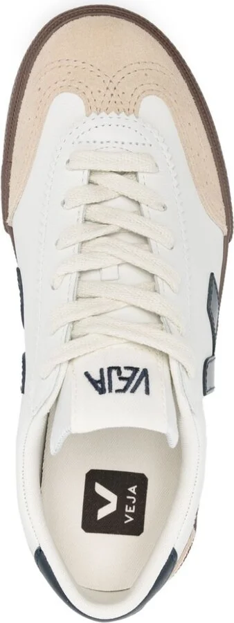 White Volley Leather Sneakers - Image 4